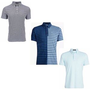 NWT G/Fore Golf Lot of 3 Men's Polo Golf Shirts Retail $360 3-Pack Size 2XL
